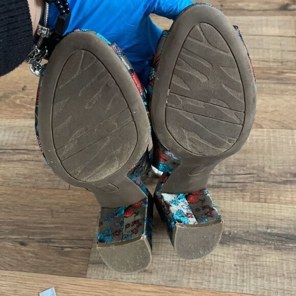 Anne Klein iflex Maurise Floral Sling Back Shoes Sz 7.5 - Picture 14 of 14